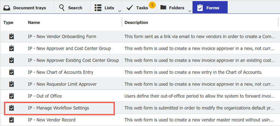 Workflow settings form-1